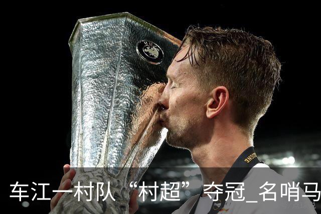 车江一村队“村超”夺冠 名哨马宁现场助阵